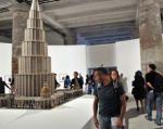 An 11-foot-tall architectural model (The Encyclopedic Palace) by Marino Auriti, a self-taught Italian-American artist