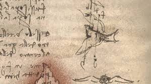 Codex on the Flight of Bords, Leonardo DaVinci (ca 1505)