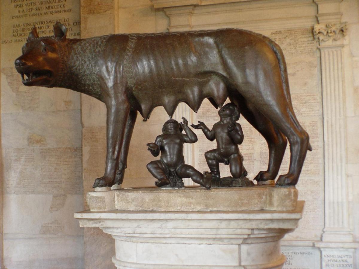 Romulus and Remus Courtesy of Wiki Commons